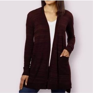 Calvin Klein Jeans Burgundy Cardigan